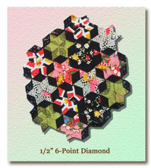 Sterren met de 60° ruit (zijde 1,25 cm) De 60° ruit