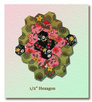 De klassieke zeshoek! (zijde 1,25 cm) De klassieke zeshoek!